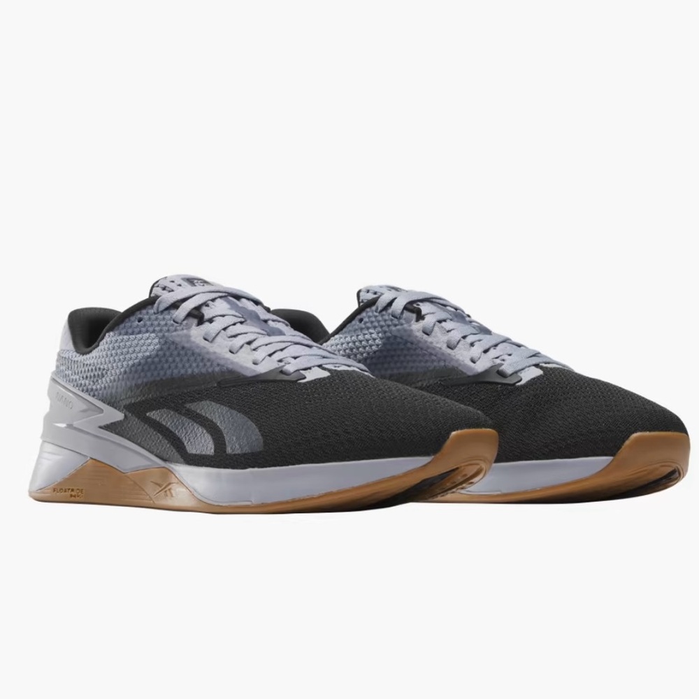 Reebok Nano X3 Charcoal Light Gray Men’s Sneakers Size US 9.5 EUR 42.5 (27.5 cm)